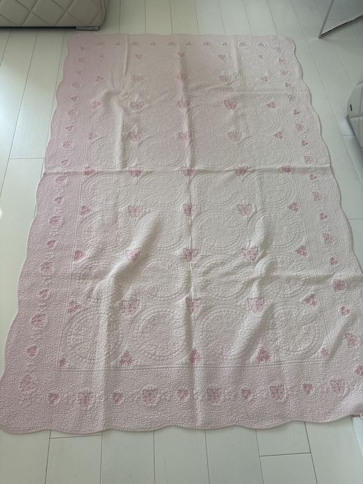 Narzuta różowa 230x150 Zara Home