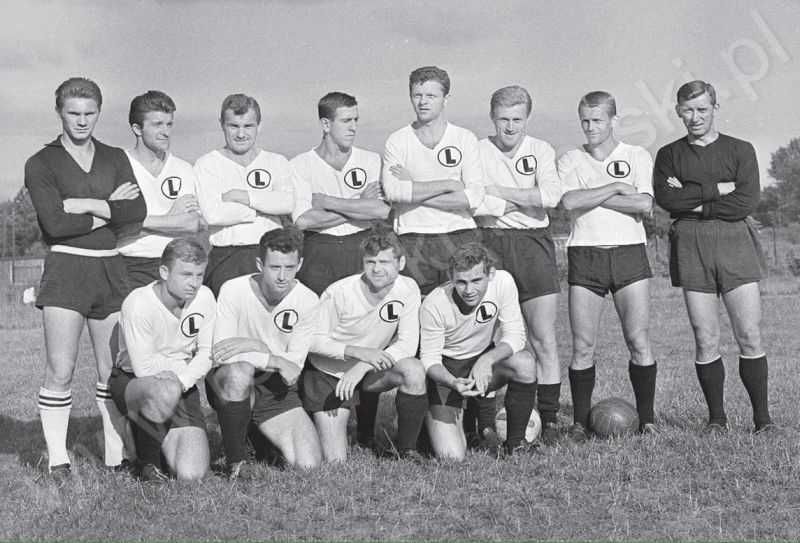 Pocztówka - 1966 Legia Warszawa