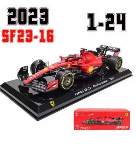 Carro em Miniatura Bburago 1:24 Ferrari SF23 F1 2023