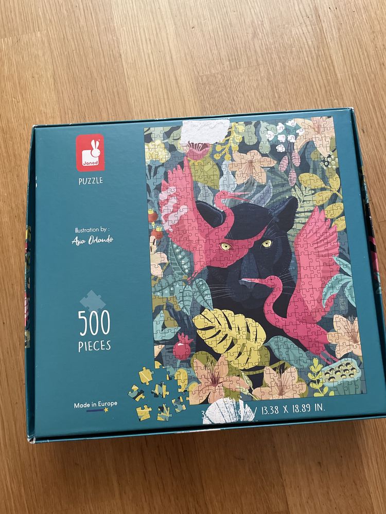 Puzzle Janod 500 elementów puma