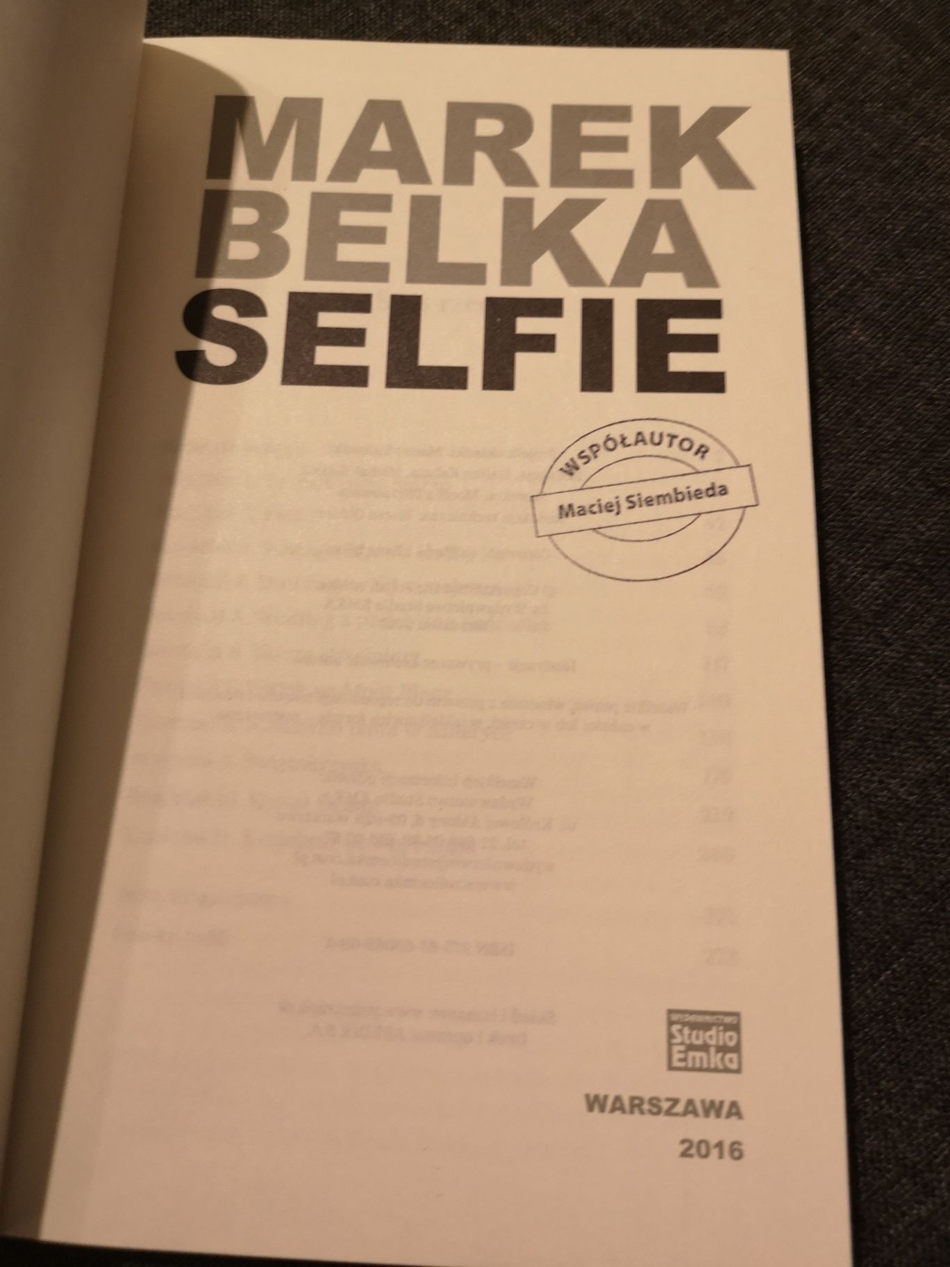 Marek Belka selfie