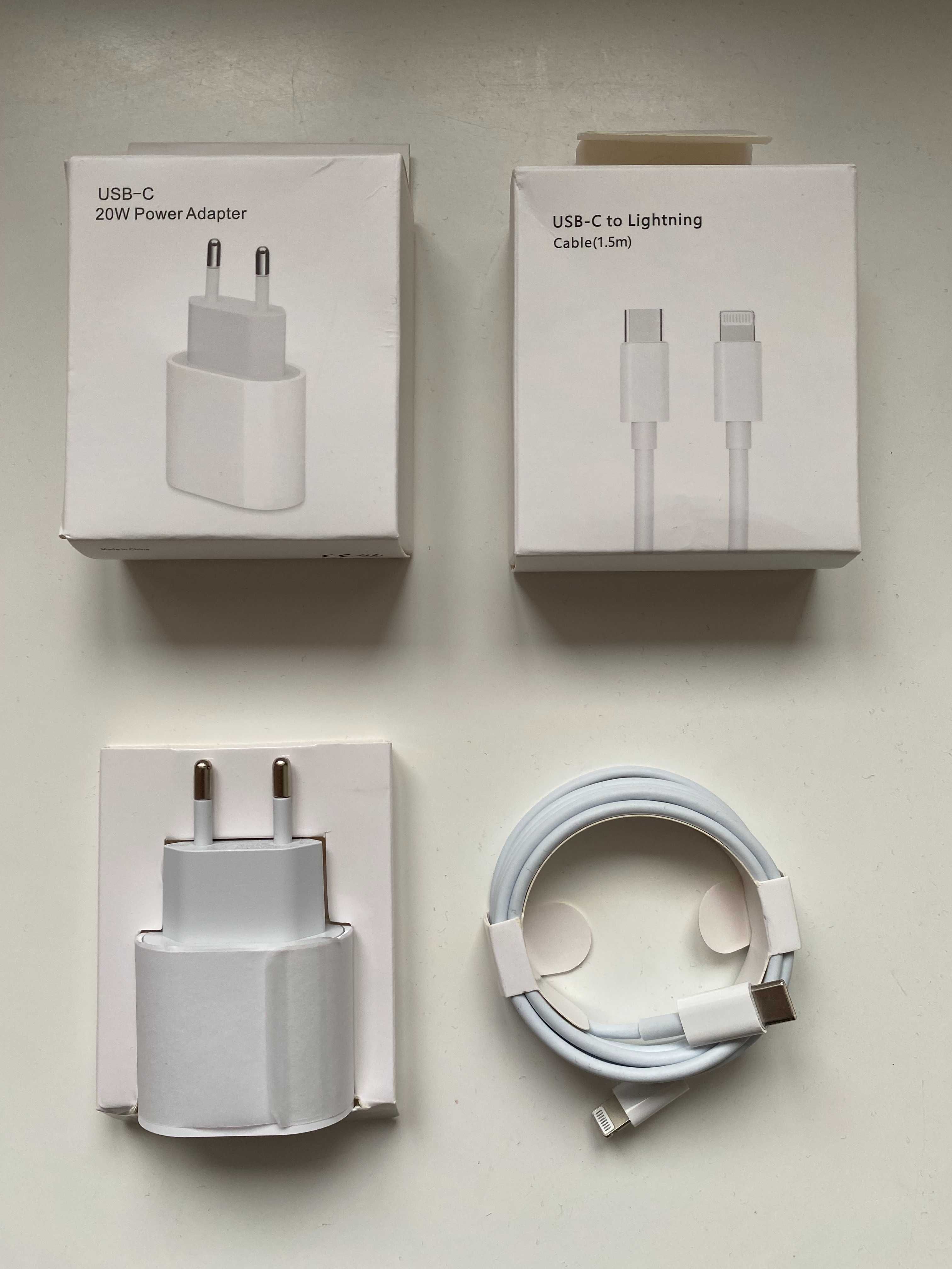 Швидка зарядка для айфону, комплект 20w apple блок+шнур