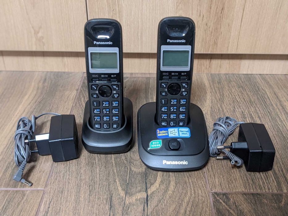 Стаціонарний радіо телефон Panasonic KX-TG2511UA (2шт.)
