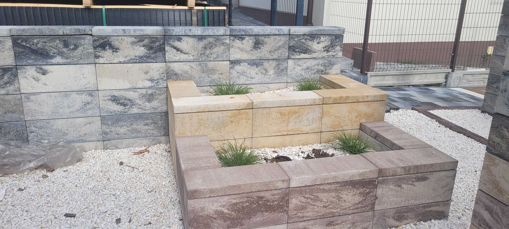 brama furtka panel podmurówka