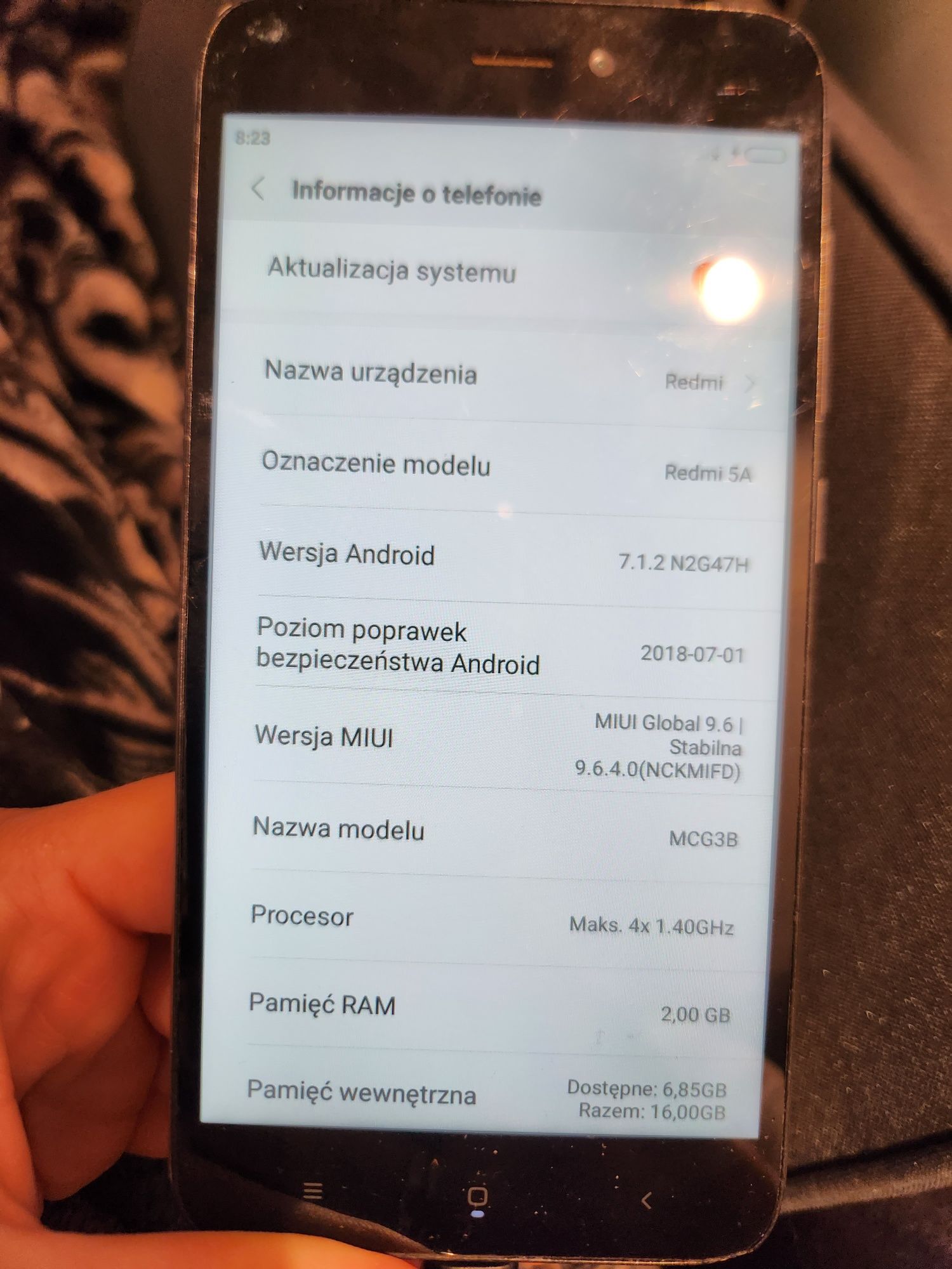 Telefon Xiaomi redmi 5A
