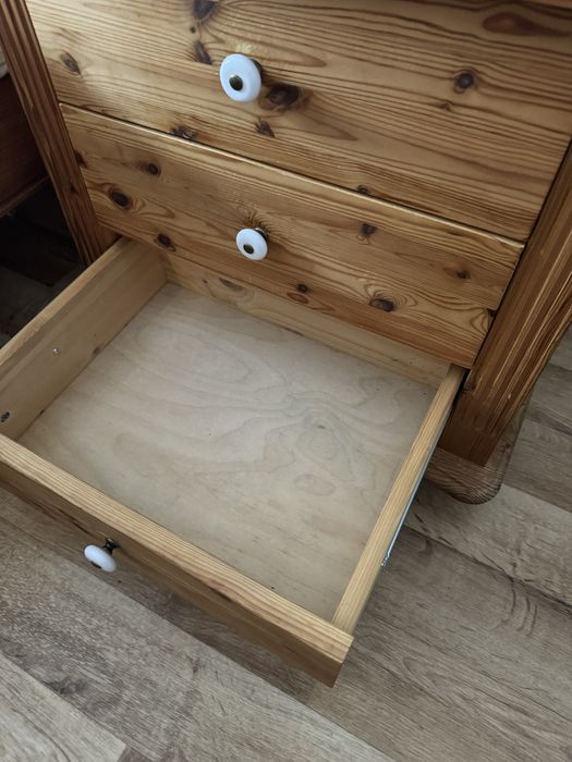 Mała komoda sosnowa lita sosna sypialnia sosnowa meble sosnowe