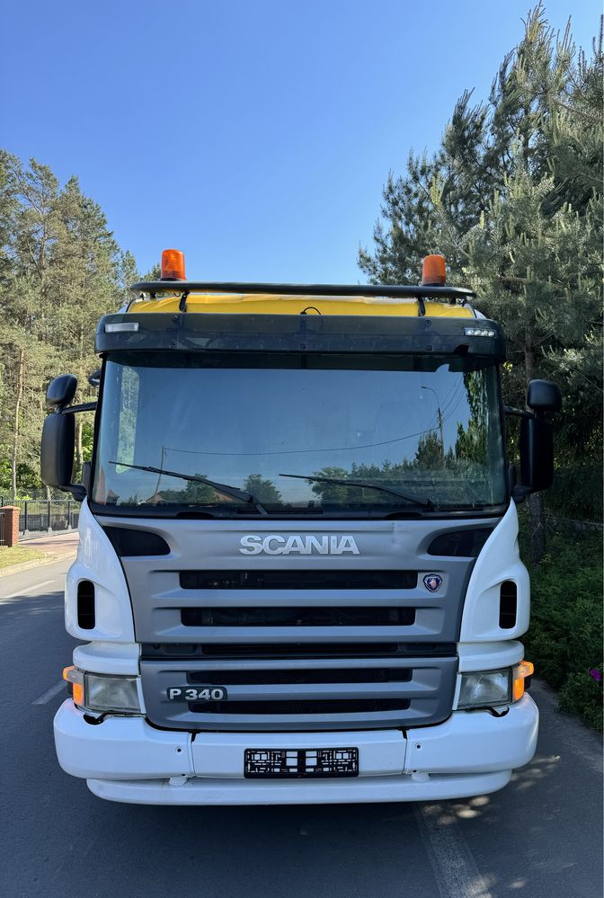 SCANIA P340 manual oś podnoszona 510przebiegu wywrotka kiper wywrot