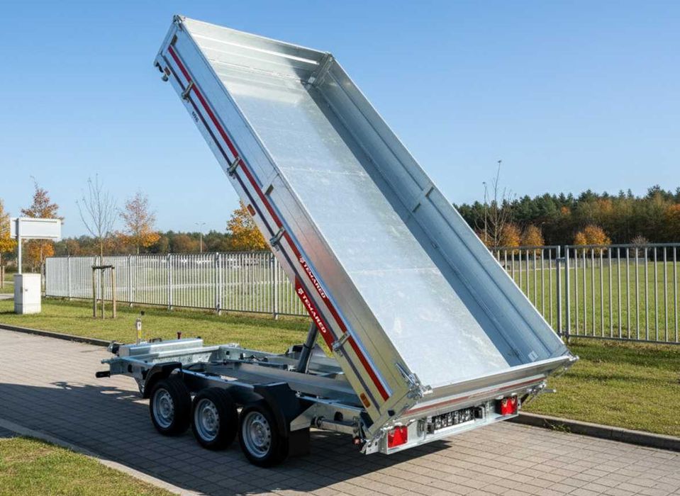 Przyczepa wywrotka 3,5T DMC - 405 x 197 x 40 cm - TEMARED TIPPER