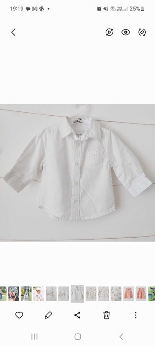 Biała Koszula roz 68