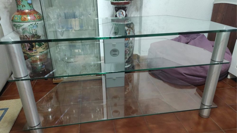 Mesa de vidro TV