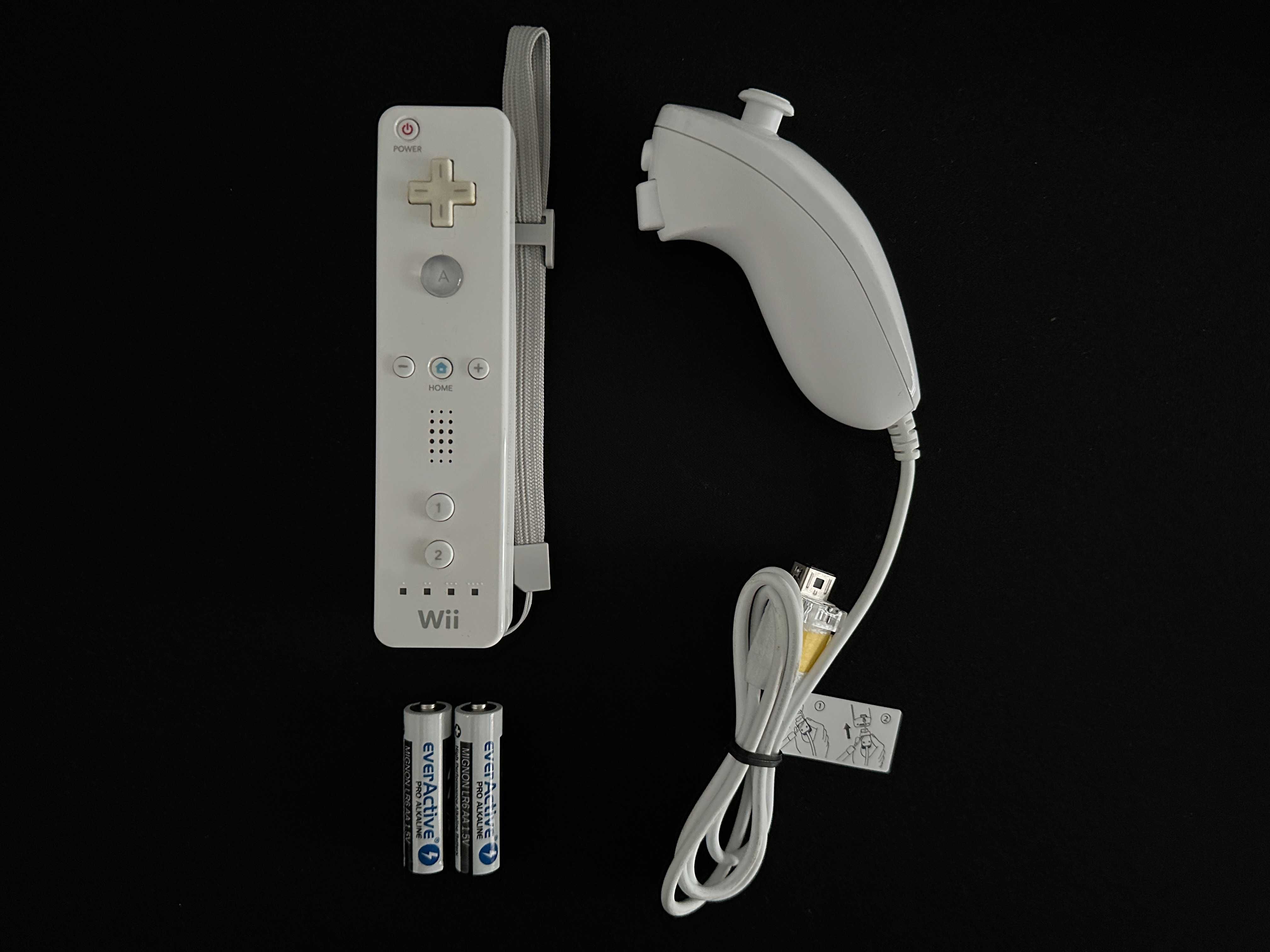 Konsola Nintendo Wii + Akcesoria i dodatki [Biała] 256GB