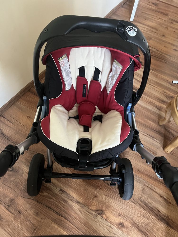Wózek firmy Concord Fusion 3 w 1 + dodatkowa gondola firmy Maxi Cosi