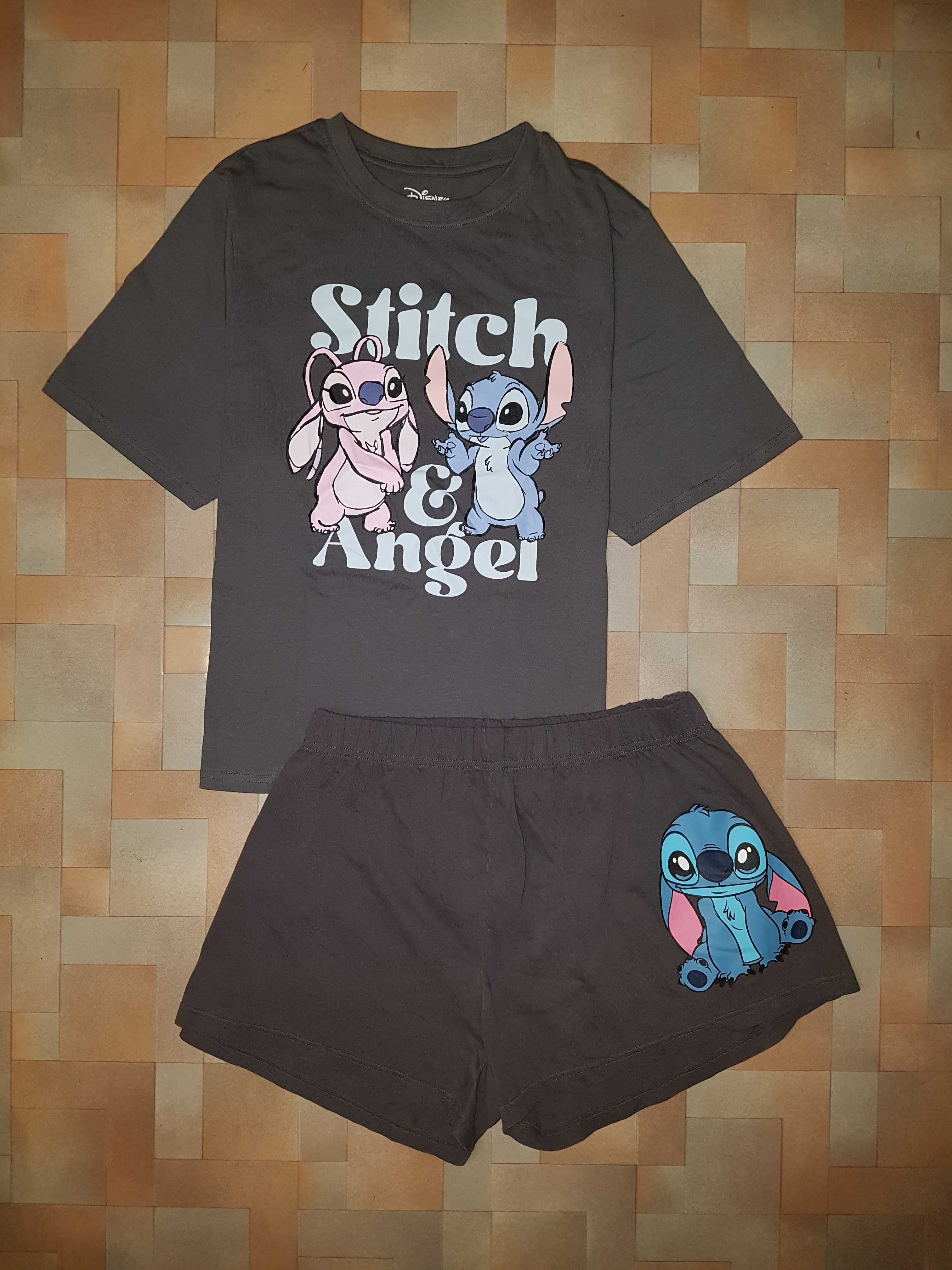 Пижама Stitch Disney М-L размер, комплект распаровка котон Стич