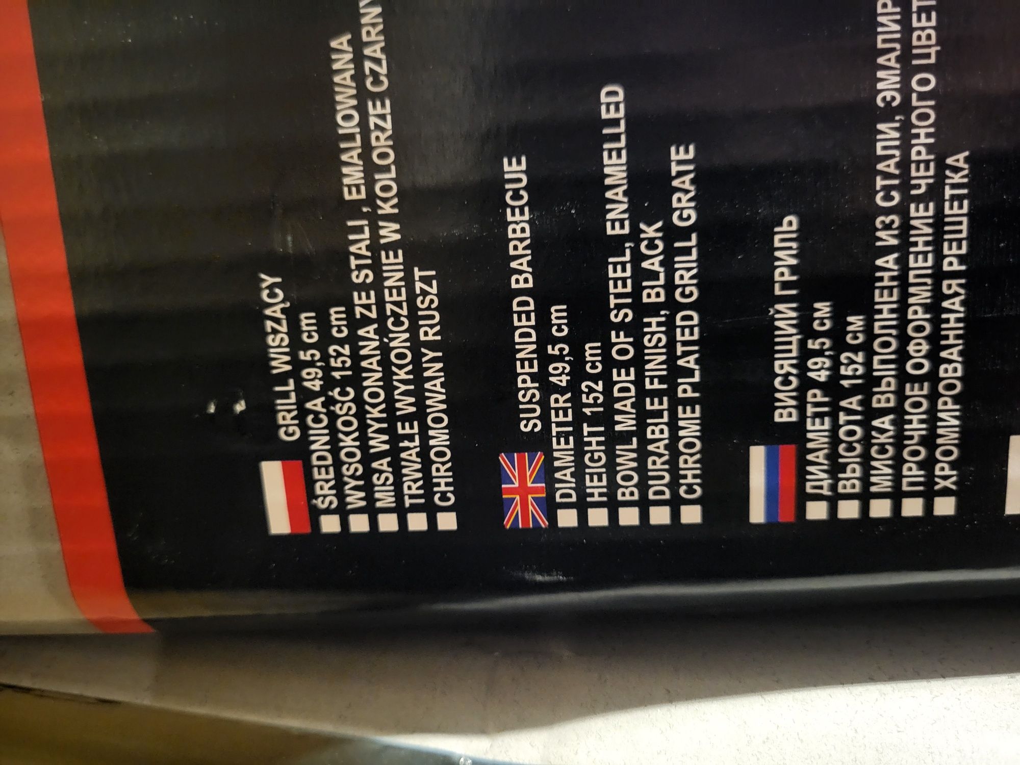 Grill na stojaku nowy, tylko 120zł.