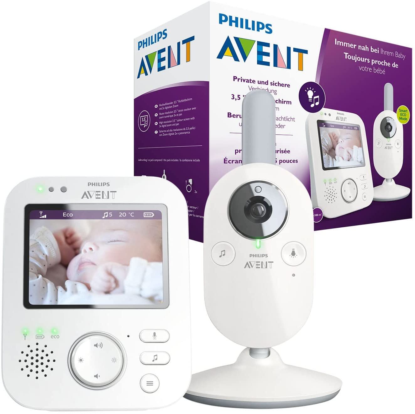 Philips Avent Niania Elektroniczna Scd843/26
