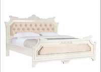 Eleganckie łóżko w kolorze ecru 180 x 200 cm, -40%, outlet, promocja!