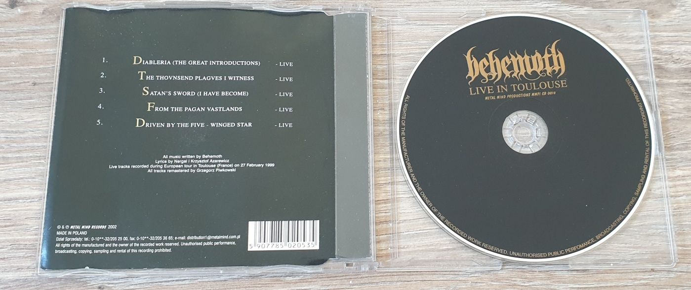 Behemoth Live In Toulouse - limited edition