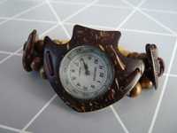 Oryginalny drewniany zegarek damski MALDIVES – atrakcyjna CENA