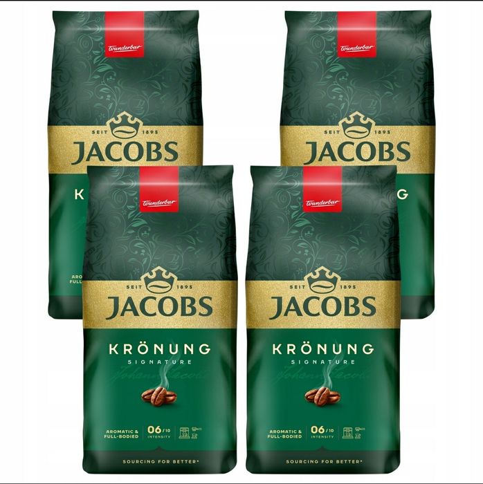 4x kawa ziarnista Jacobs Krönung Signature 4kg