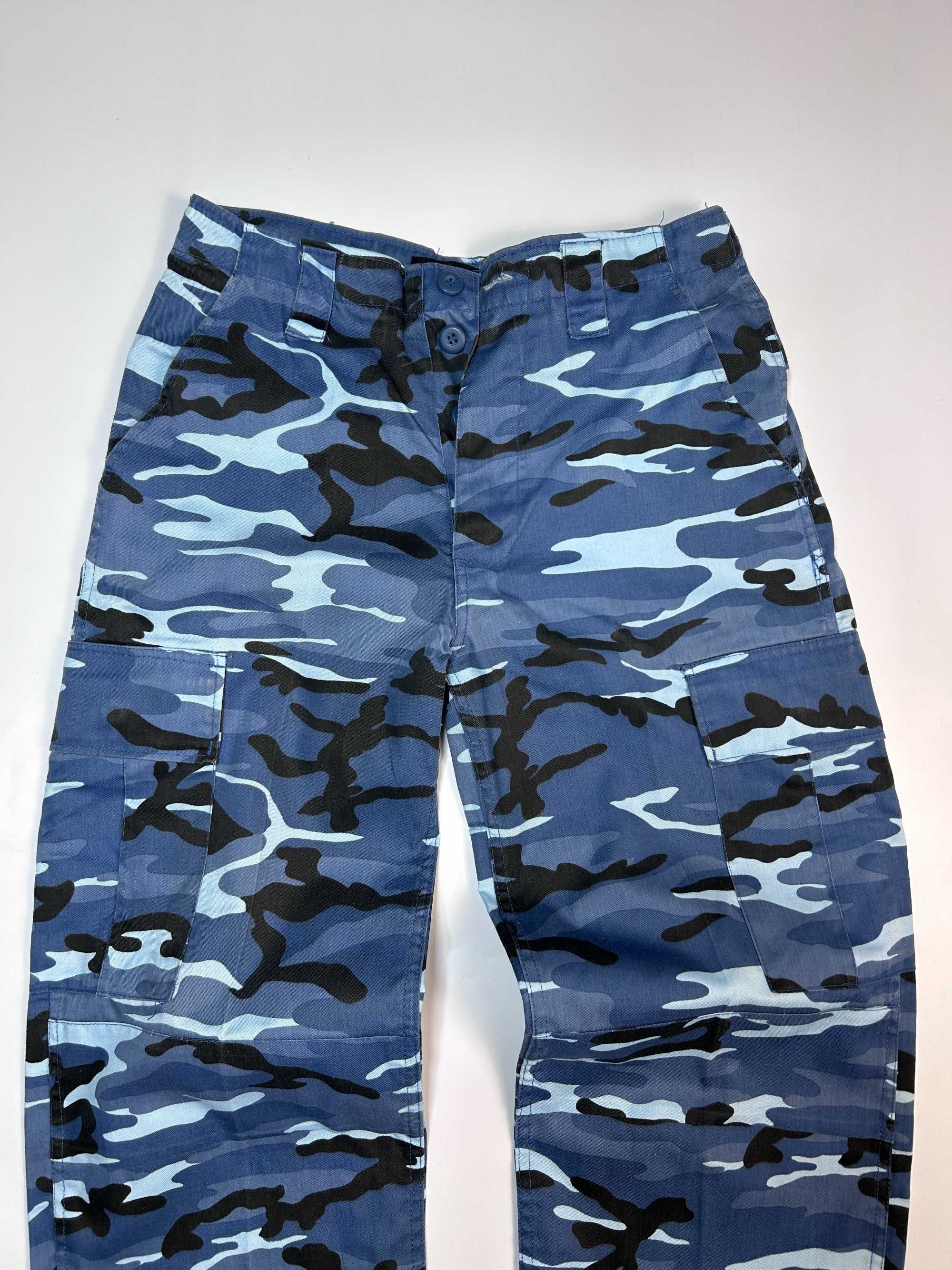 Blue Camo Kombat UK Military Baggy Pants