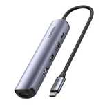 Hub Usb-C Ugreen Cm418 4K Hdmi, Rj45, Pd 100W, 2X Usb 3.0