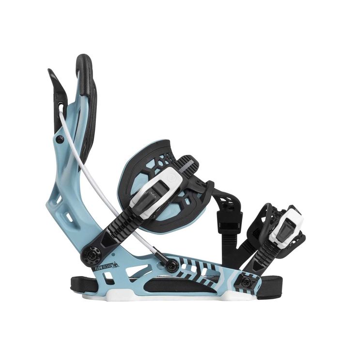 Wiązania Snowboardowe Nidecker flow nx2 hybrid turkusowe 2025, r L