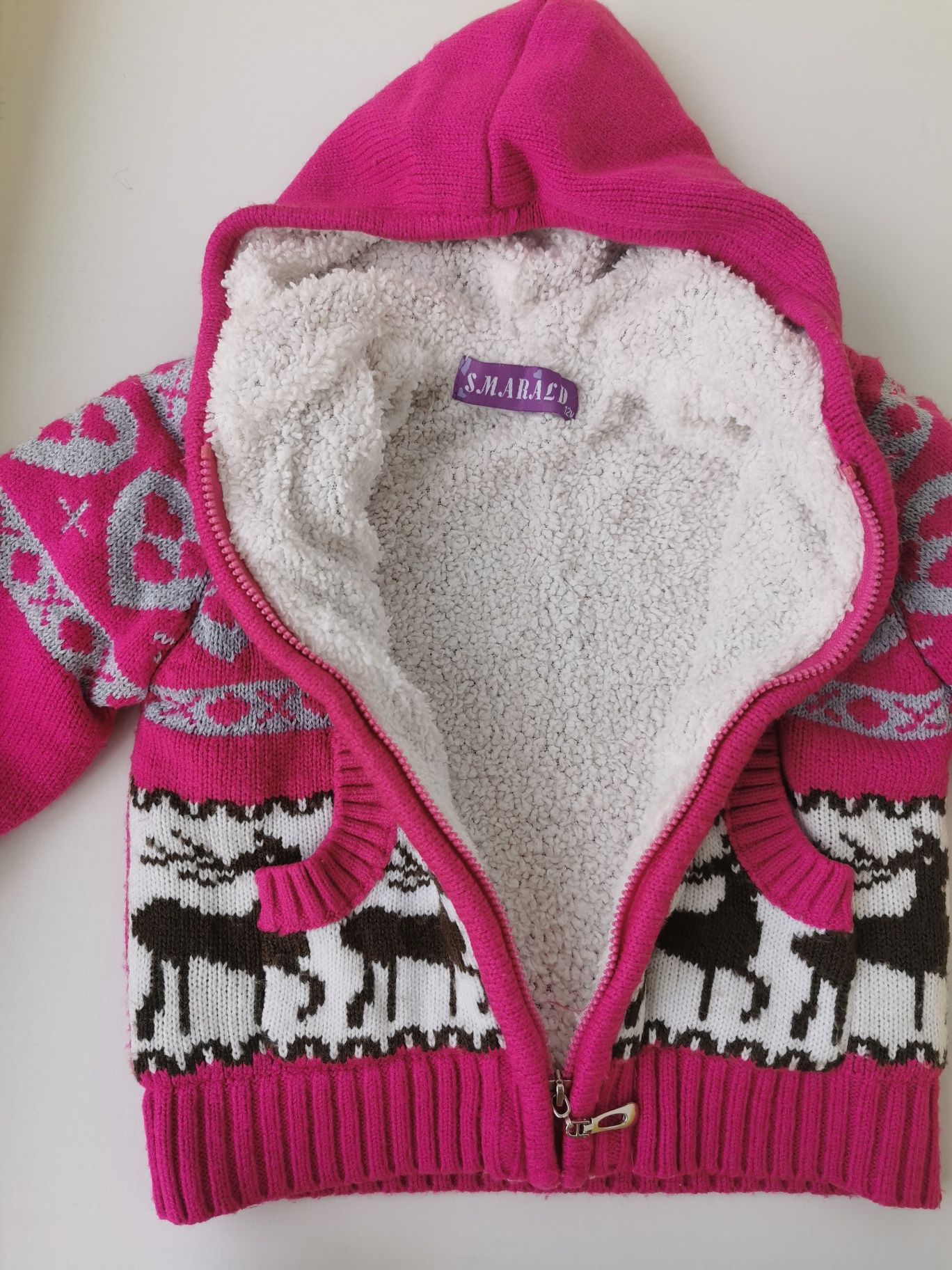 Курточка - светр для дівчинки 1 рік