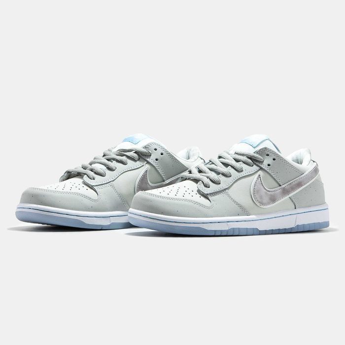 Унисекс кожаные кроссовки Nike SB Dunk Low Lobster найк данк лобстер