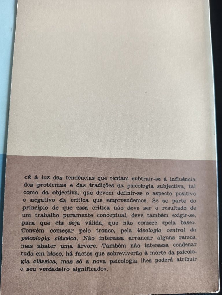 Crítica dos Fundamentos da Psicologia I e II