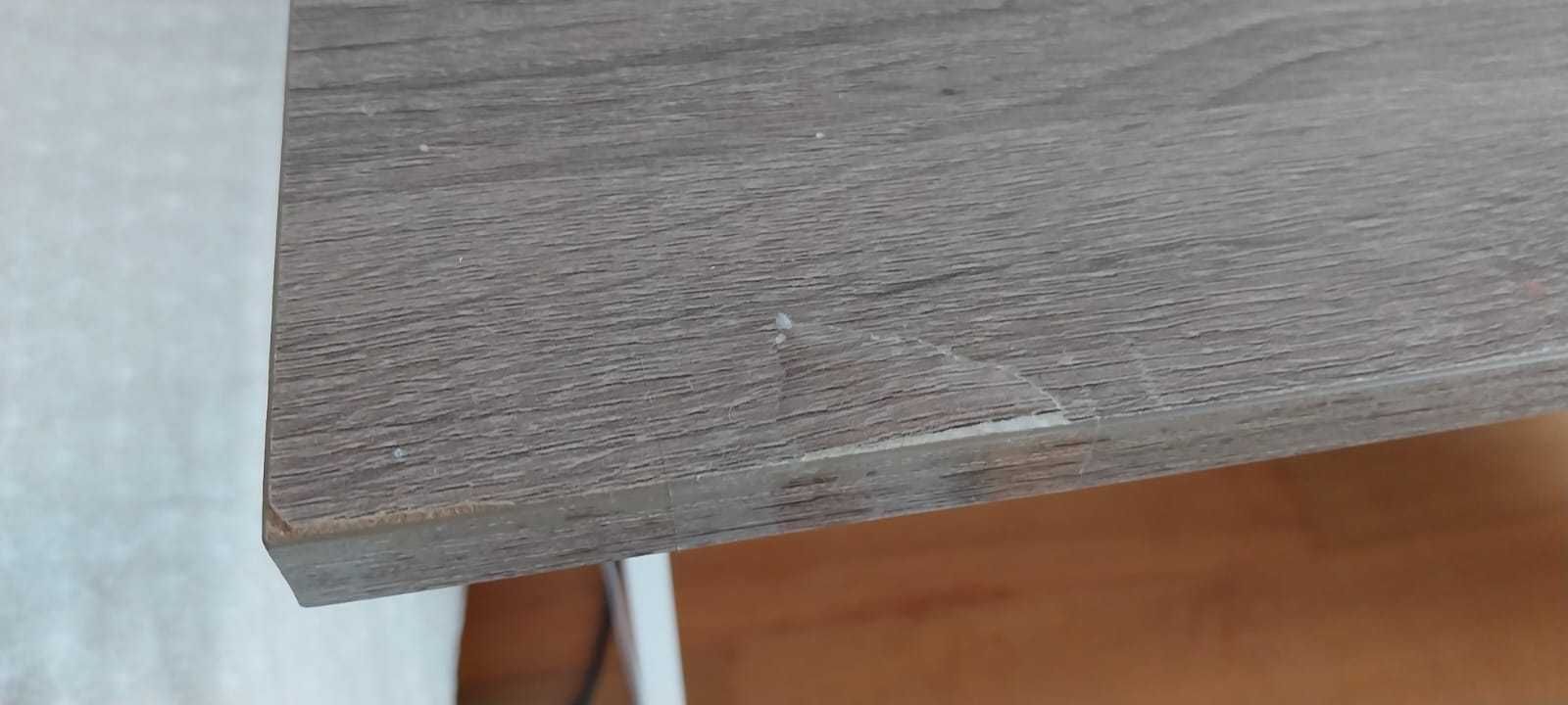 Secretária elegante 1,2m com gaveta e espaço para arrumos