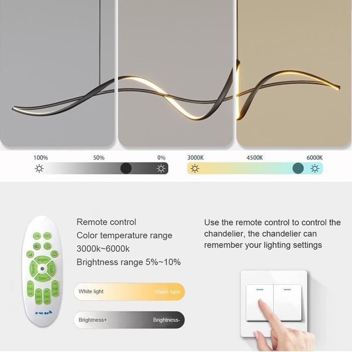 Lampa LED Salon Kuchnia jadalnia podwieszana