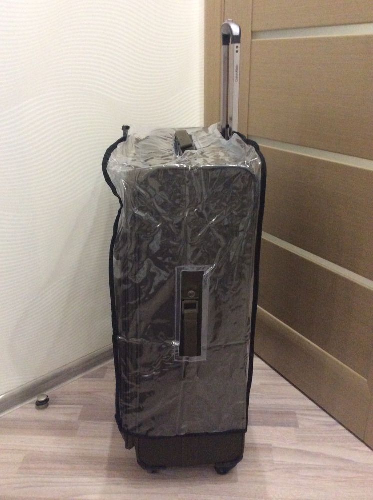 новый чехол на чемодан прозрачный