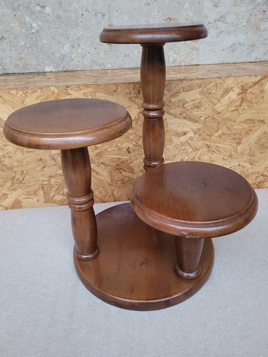 Suporte com 3 apoios para vasos super robusto e facil de desmontar