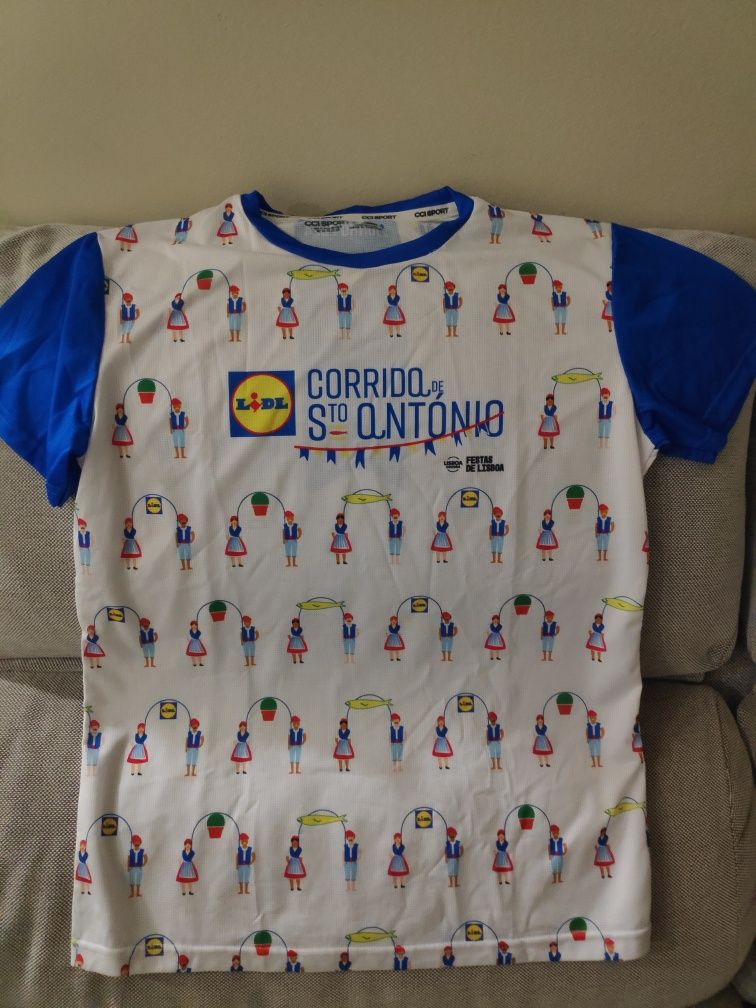 T-shirts técnicas de corridas