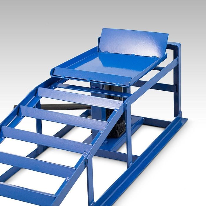 Rampa rampy z podnośnikiem hydraulicznym 2 szt.