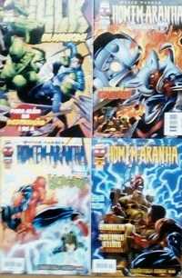 Comics Homem-Aranha e Hulk numeros 1 portuguesas