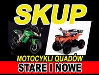 Skup quadów skuterów motocykli motorowerów  Chińskie i markowe! Każdy