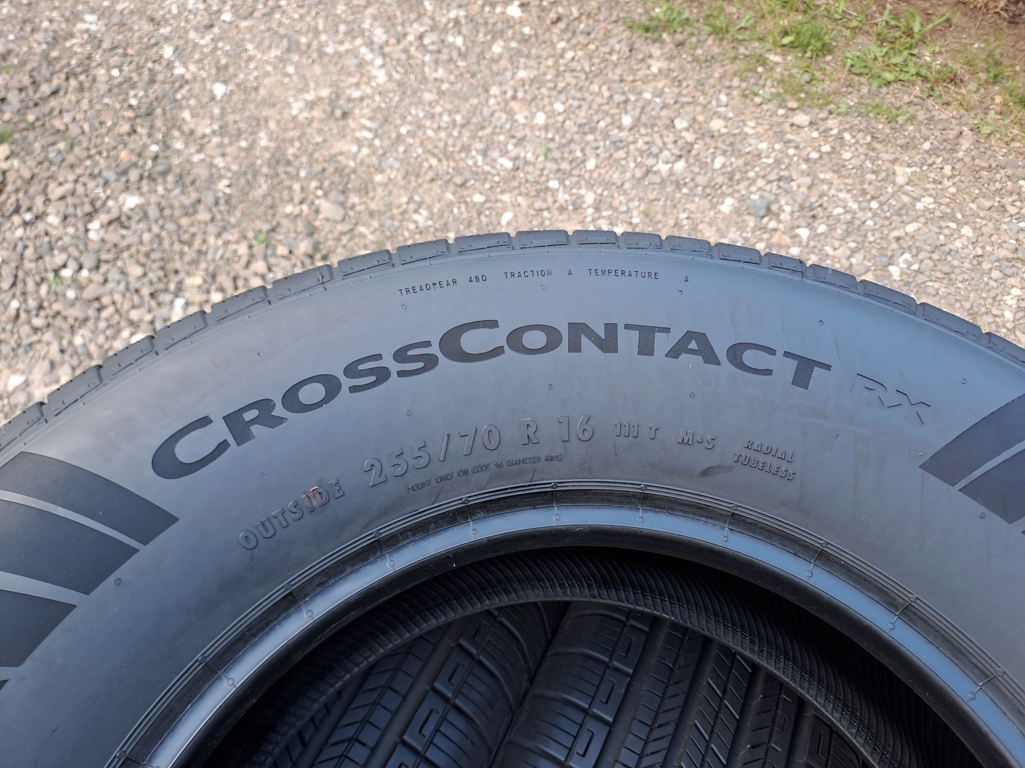 Opony 255 70 R16 Continental Cross Contact RX jak Nowe 2024r.