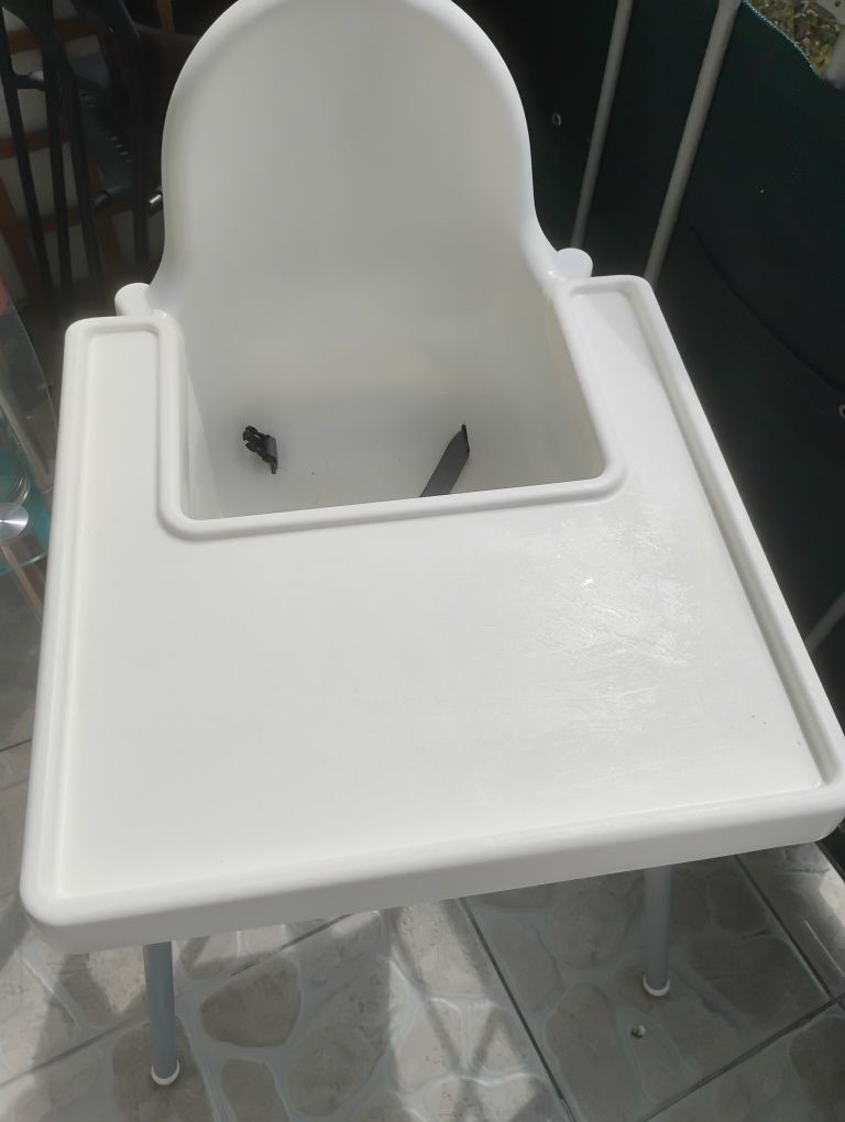 Krzesło do karmienia Ikea białe