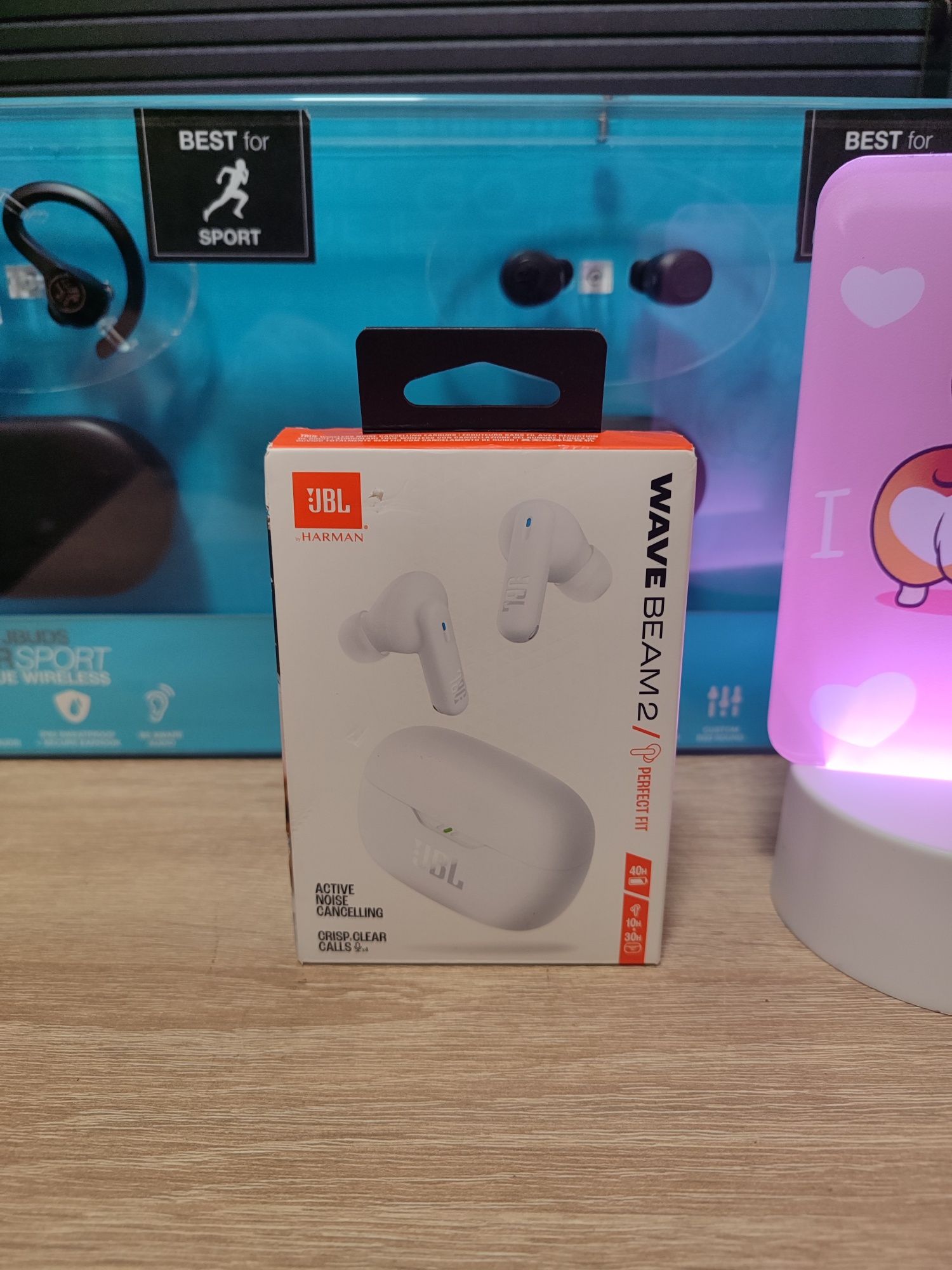 Bluetooth-гарнітура JBL Wave Beam 2 White
