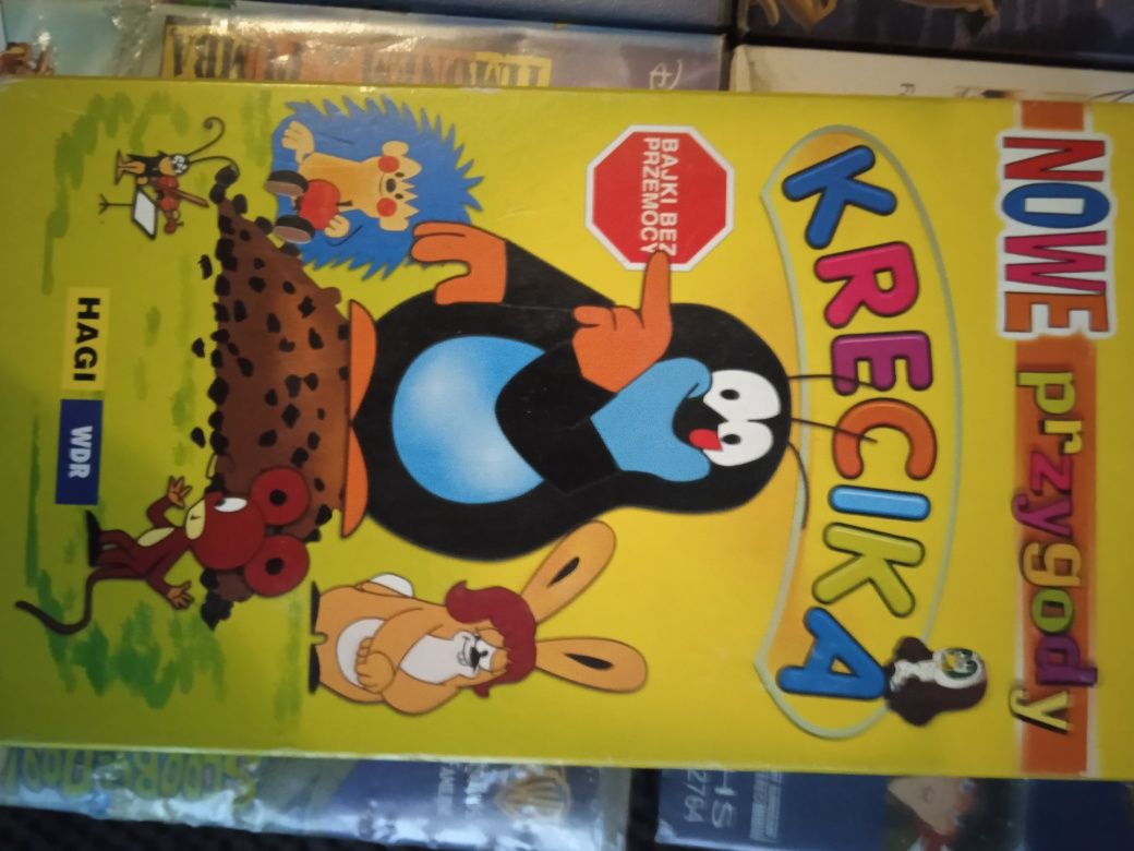 19 szt kaset VHS bajki orginalne