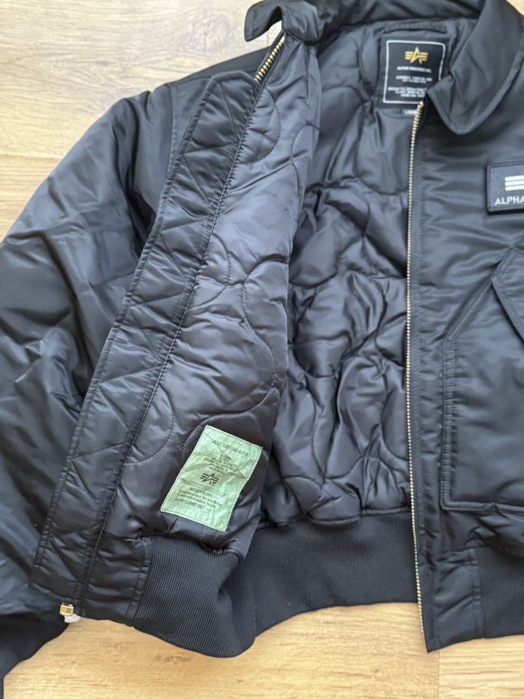 Оригинальный Новый Бомбер Alpha Industries CWU 45 (L)