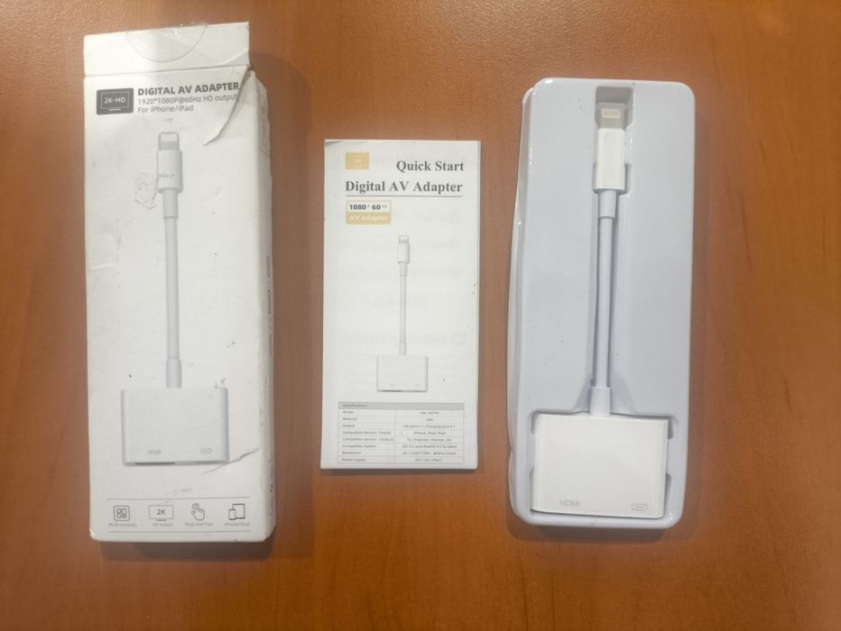 Adapter lightning - HDMI z portem ładowania