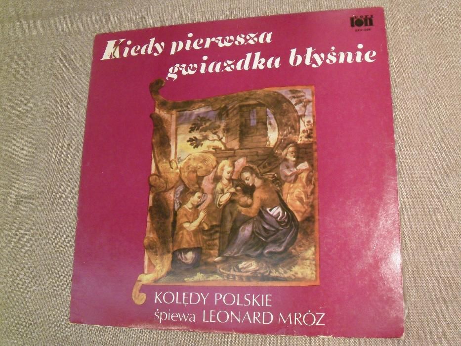 "Kiedy pierwsza gwiazdka błyśnie" kolędy polskie śpiewa Leonard Mróz