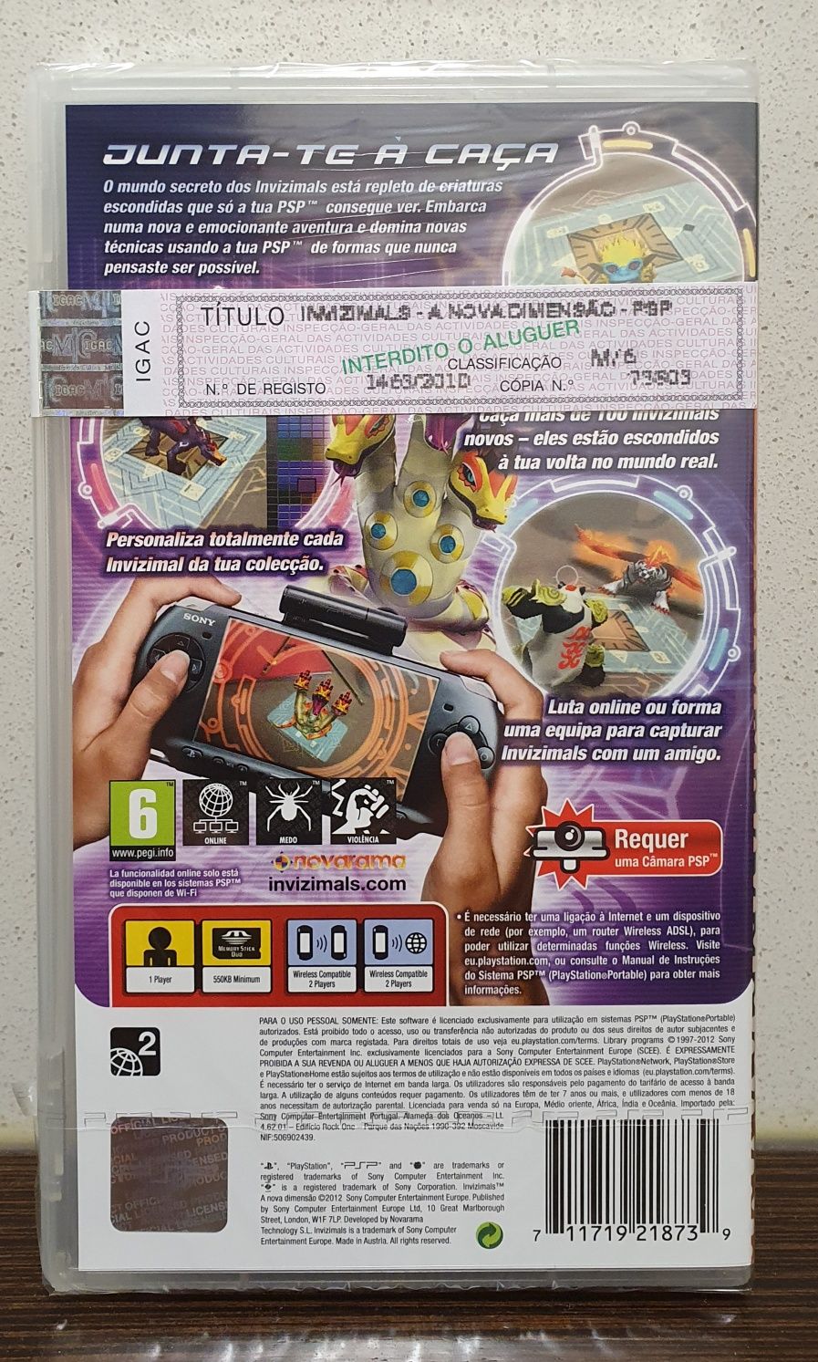 Jogo PSP Invizimals A nova dimensão