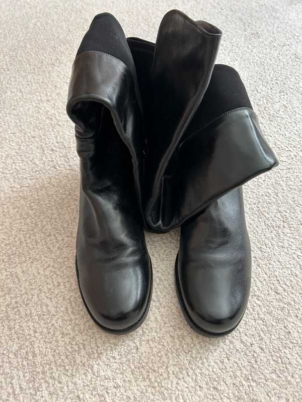 Stuart Weitzman wysokie kozaki czarne