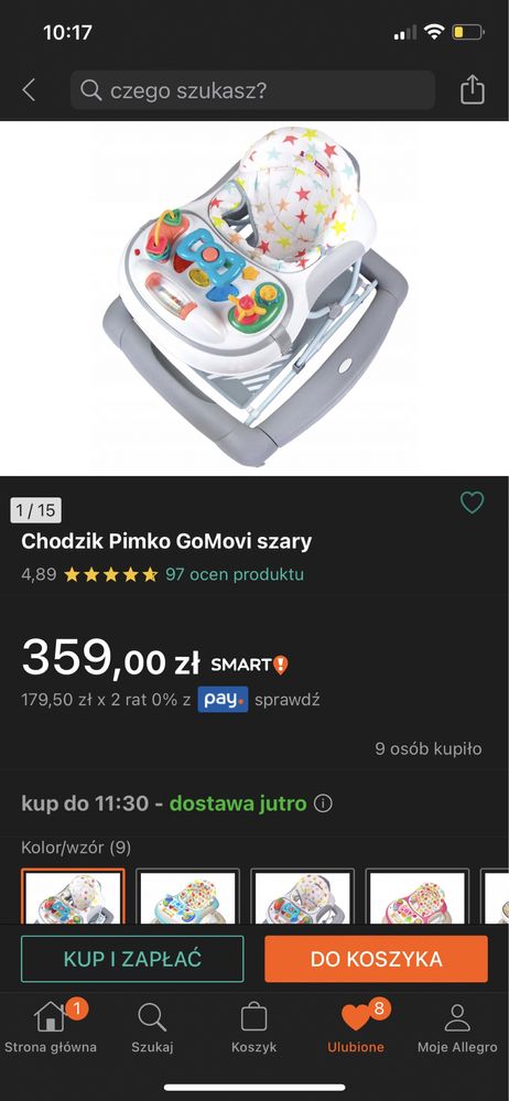 Chodzik Pimko z bujakiem