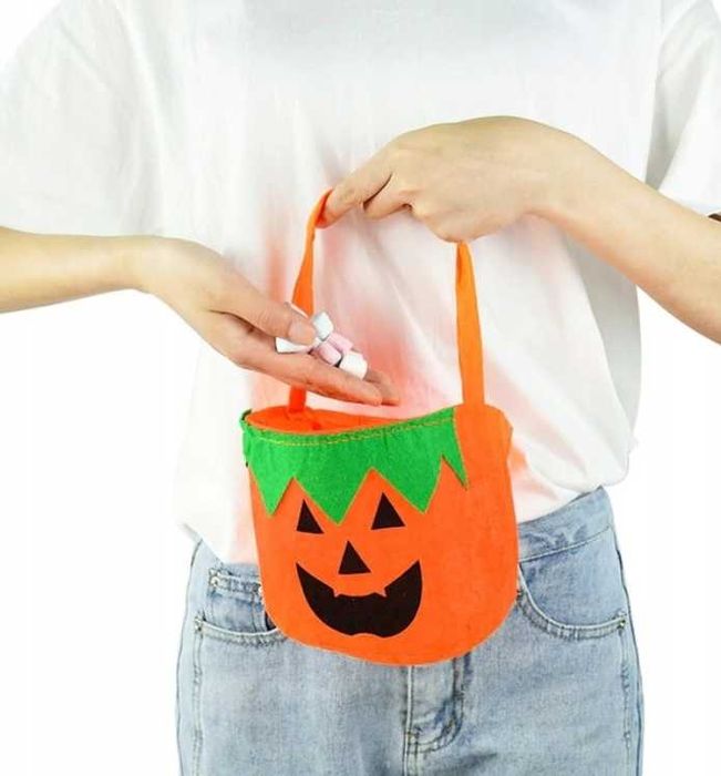 Torby z tkaniny na Halloween 3 szt