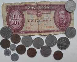 Monety polskie (Solidarność) i forinty