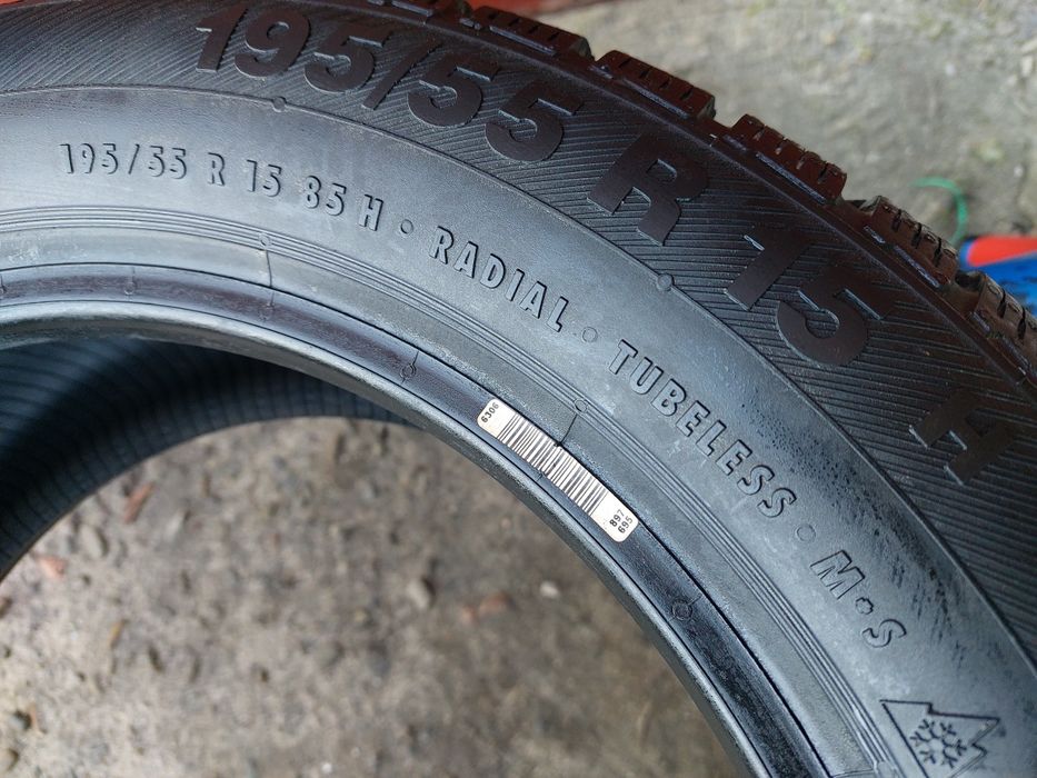 195/55/15 R15 Barum Polaris 3 2шт ціна за 1шт зима шини нові